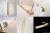 Radaway Furo SL Gold Dwj drzwi 110cm prawe złoty połysk/szkło przejrzyste 10307572-09-01R/10110530-01-01
